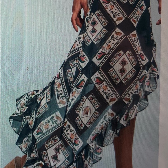 NEW. Silk TRYB dress. Blouse and skirt set. - Picture 4 of 8